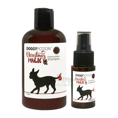 Doggy Potion แชมพูสำหรับสุนัข Christmas Edition กลิ่น Christmas Magic (250ml) + Free! สเปรย์บำรุงขน 30ml